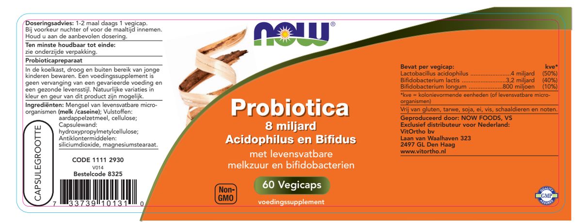 Biotica 8 miljard Capsules afbeelding van document #1, label