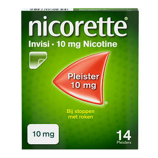 Nicorette Invisi 10 mg Nicotine Pleister 14ST