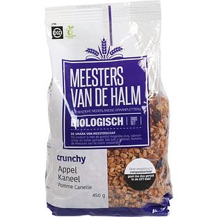 De Halm Crunchy Appel Kaneel 450GR
