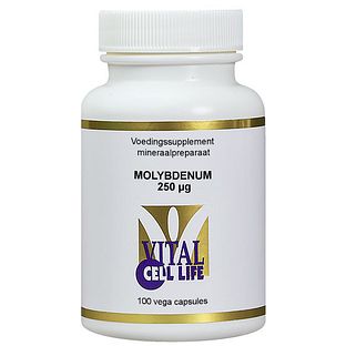 Vital Cell Life Molybdenum 250 mcg Capsules 100CP