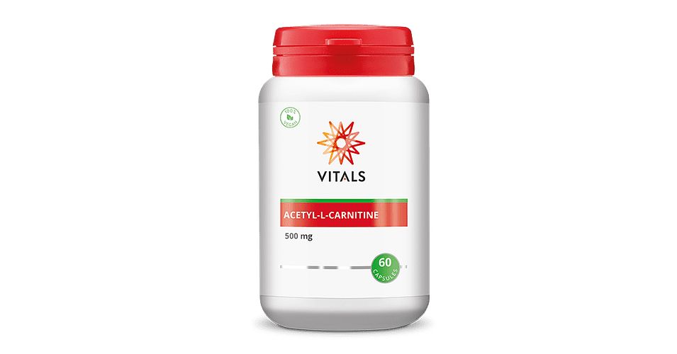 Vitals Acetyl-L-Carnitine Capsules (60cp) kopen bij De Online Drogist