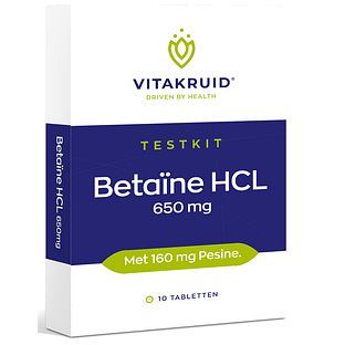 Vitakruid Betaïne HCL Testkit 10TB Vitakruid Betaïne HCL Testkit 10TB