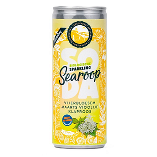 Searoop Soda Biologische Sparkling Vlierbloesem Maarts Viooltje Klaproos 250ML