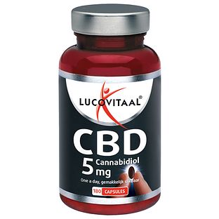 Lucovitaal CBD Cannabidiol 5mg Capsules 180CP Lucovitaal CBD Cannabidiol 5mg Capsules 180CP