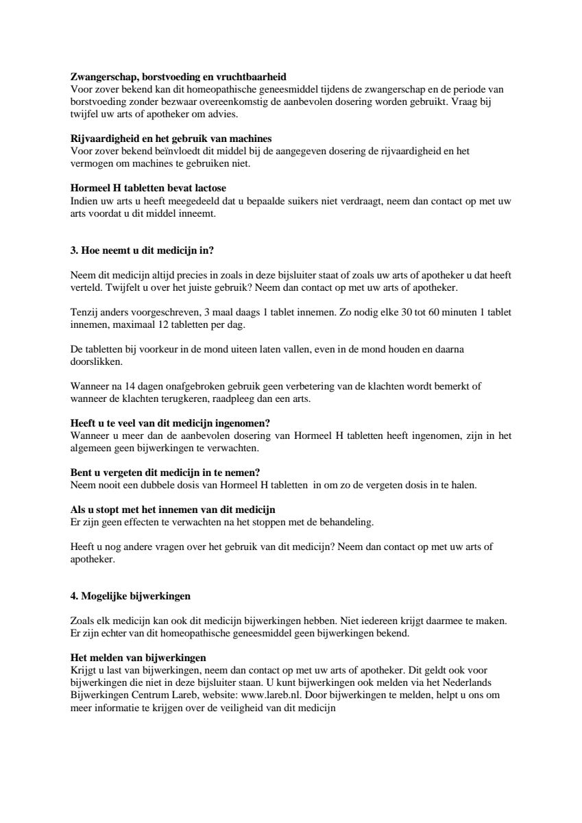 Hormeel H afbeelding van document #2, leaflet