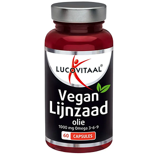 Lucovitaal Vegan Lijnzaad Olie Capsules 60CP
