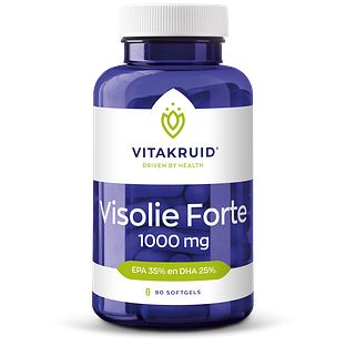 Vitakruid Visolie Forte 1000 mg EPA 35% DHA 25% 90SG