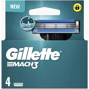 Gillette MACH3 Scheermesjes 4ST Gillette MACH3 Scheermesjes 4ST