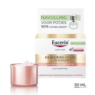Eucerin Hyaluron-Filler + Elasticity Dagcrème Rose SPF30 Navulling 50ML