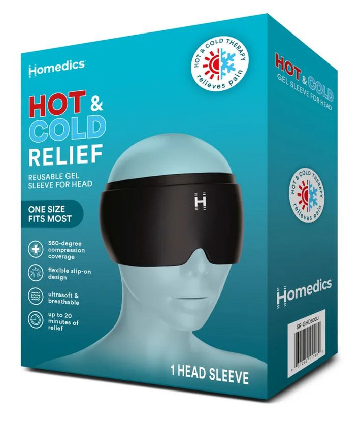 Homedics Hot & Cold Relief Hoofd Gelkompres afbeelding