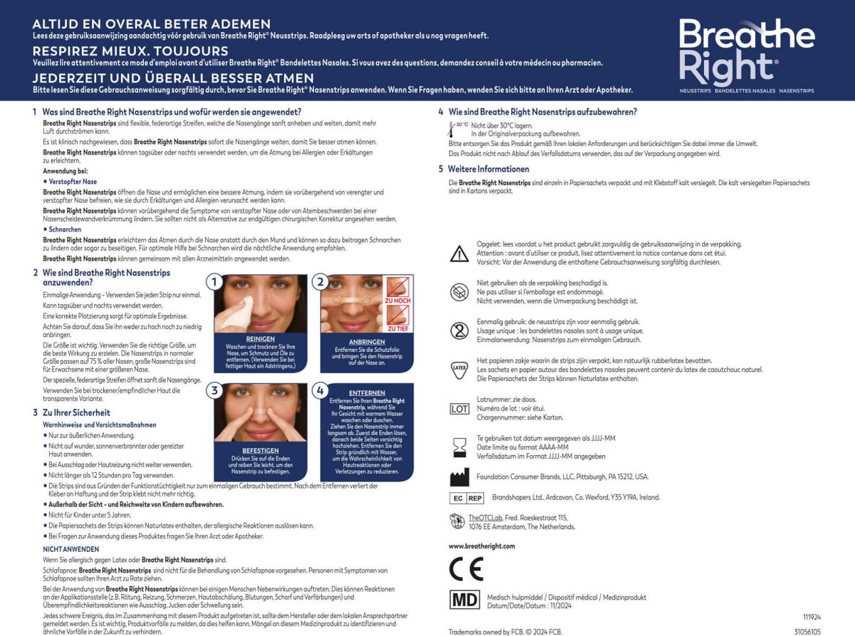 Neusstrips Normale Huid - Large afbeelding van document #2, instructions
