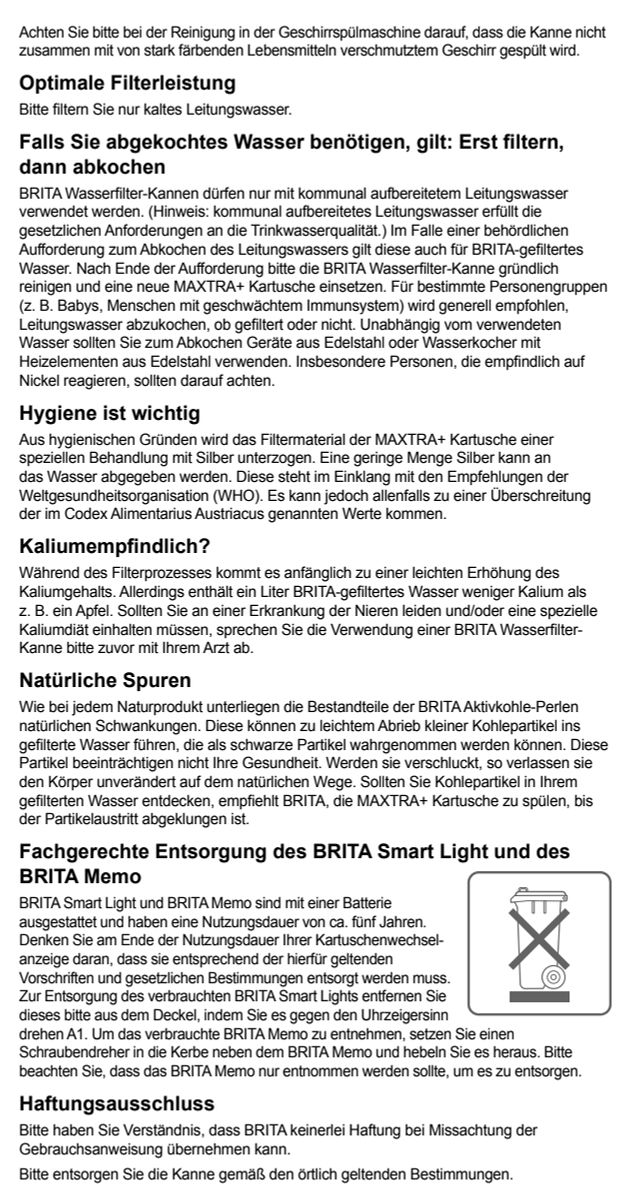 Waterfilterkan Marella Blauw XL + 1 Maxtra Filterpatroon afbeelding van document #7, instructions