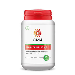 Vitals Magnesium Bisglycinaat 100mg Tabletten 60TB Vitals Magnesium Bisglycinaat 100mg Tabletten 60TB