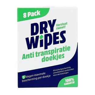 DryWipes Antitranspiratie Doekjes 8ST