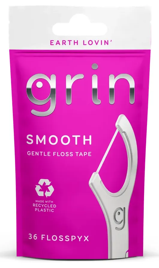 Grin Smooth Floss Picks 36ST