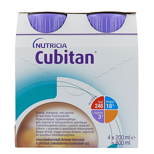 Nutricia Cubitan Chocolade 4ST