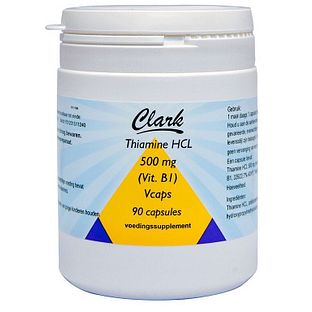 Clark Thiamine HCL Vitamine B1 500mg Capsules 90CP Clark Thiamine HCL Vitamine B1 500mg Capsules 90CP