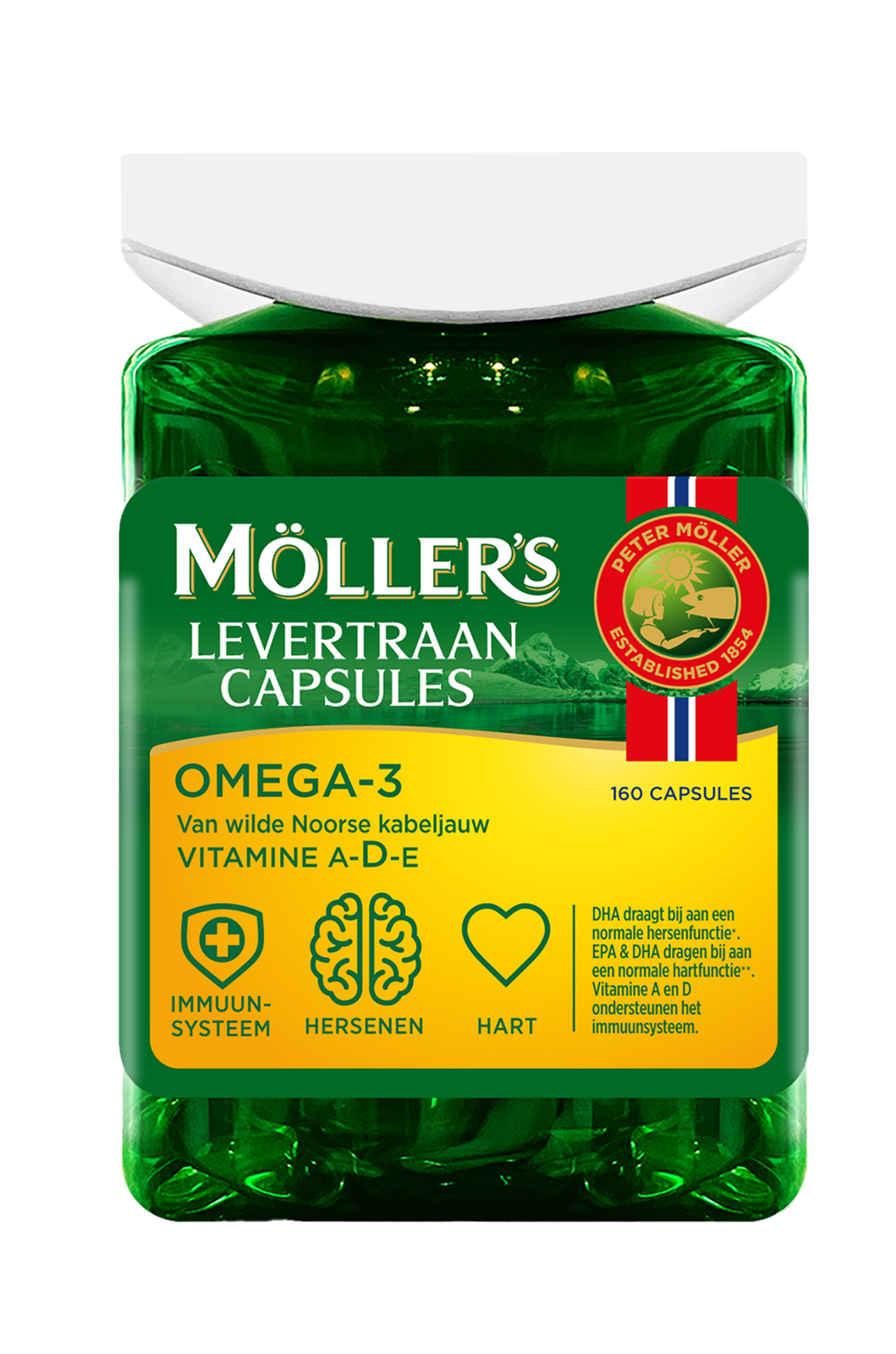 Mollers Levertraan Omega-3 Capsules afbeelding 1