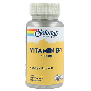 Solaray Vitamine B1 100mg Capsules 100ST