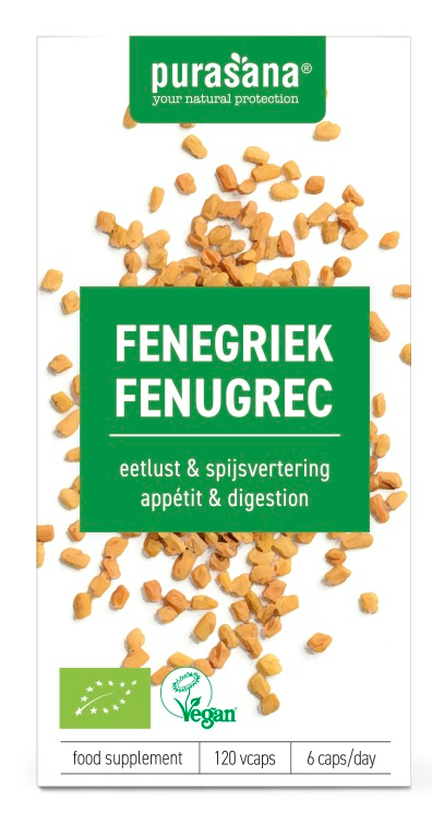 Purasana Fenegriek Capsules afbeelding 1