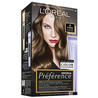 L'Oréal Paris Préférence 6 Ombrie Donkerblond 174ML L'Oréal Paris Préférence 6 Ombrie Donkerblond 174ML
