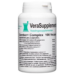 VeraSupplements Gember Plus Complex Capsules 100VCP