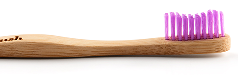 The Humble Co.Tandenborstel Bamboe Paars afbeelding 1