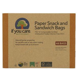 If You Care Boterhamzak Papier 48ST If You Care Boterhamzak Papier 48ST