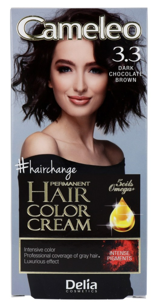 Cameleo Hair Color Cream 3.3 Dark Chocolat Brown afbeelding