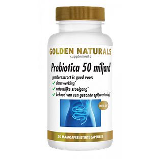 Golden Naturals Probiotica 50 Miljard Capsules 30VCP