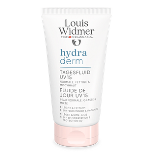 Louis Widmer Hydraderm Dag Fluide UV 15 Licht Geparfumeerd 50ML