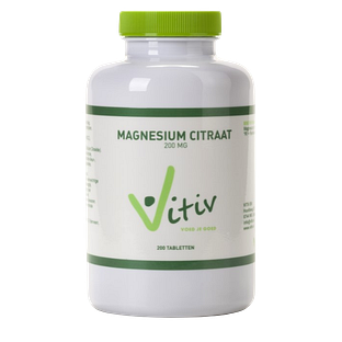 Vitiv Magnesium Citraat 200mg Tabletten 200TB