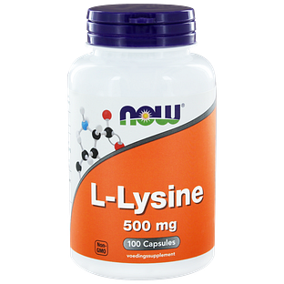 NOW L-Lysine 500mg Capsules 100ST NOW L-Lysine 500mg Capsules 100ST