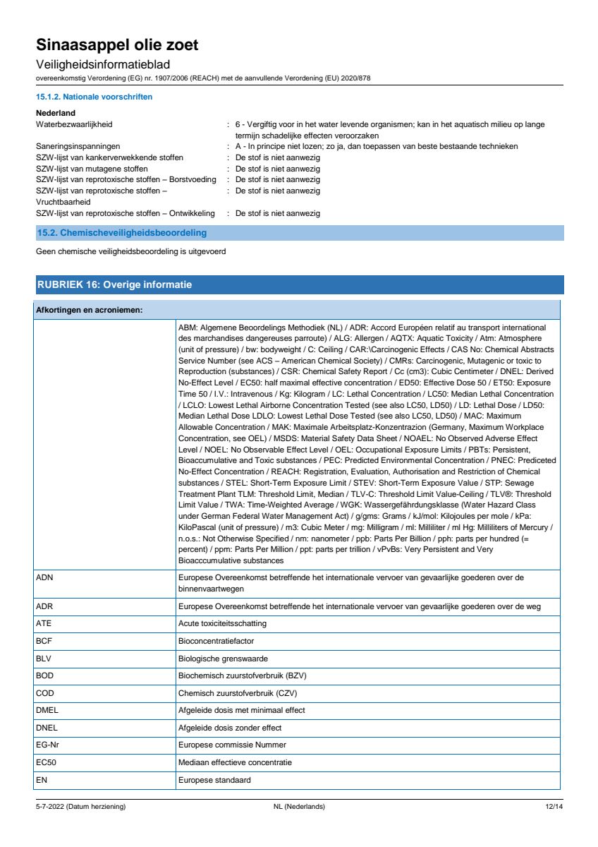 Essentiële Olie Sinaasappel afbeelding van document #12, label