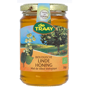 De Traay Biologische Linde Honing 350GR