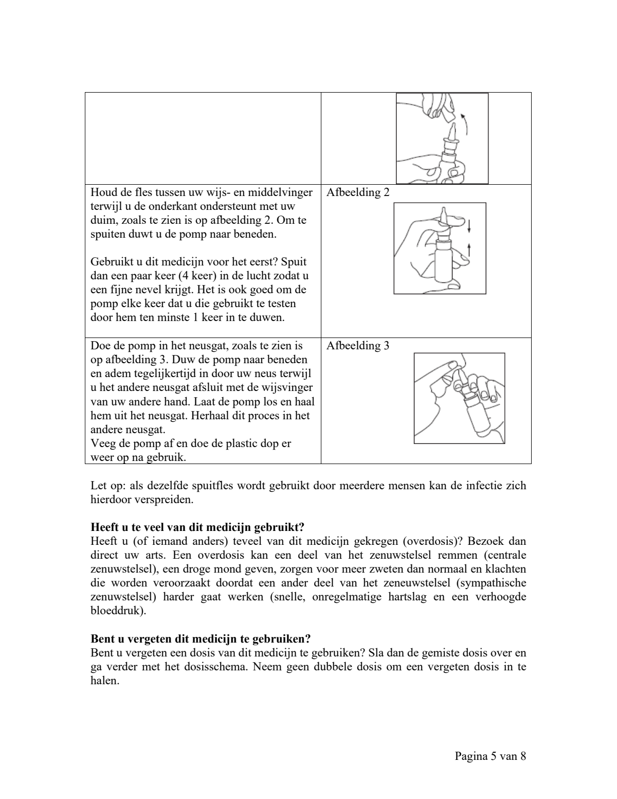 Neusspray Xylosel 1mg/ml - xylometazoline neusspray bij neusverkoudheid afbeelding van document #5, leaflet