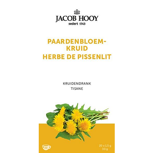 Jacob Hooy Paardenbloemkruid Theezakjes 20ST