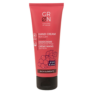 GRN Rich Elements Hand Cream Grape & Olive 75ML