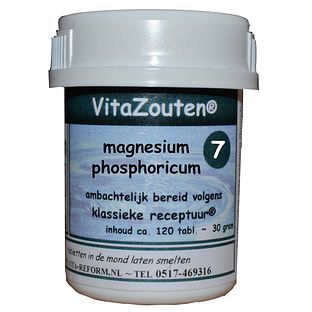 Vita Reform Van der Snoek Vitazouten Nr. 7 Magnesium Phosphoricum 120TB Vita Reform Van der Snoek Vitazouten Nr. 7 Magnesium Phosphoricum 120TB