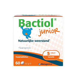Metagenics Bactiol Junior Kauwtabletten 60KTB