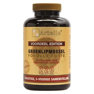 Artelle Groenlipmossel Formule Forte Tabletten 220TB