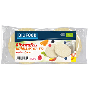 Damhert Biofood Rijstwafels Yoghurt 100GR