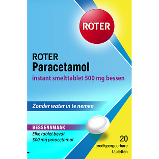 Roter Paracetamol Instant Smelttabletten 500mg 20ST