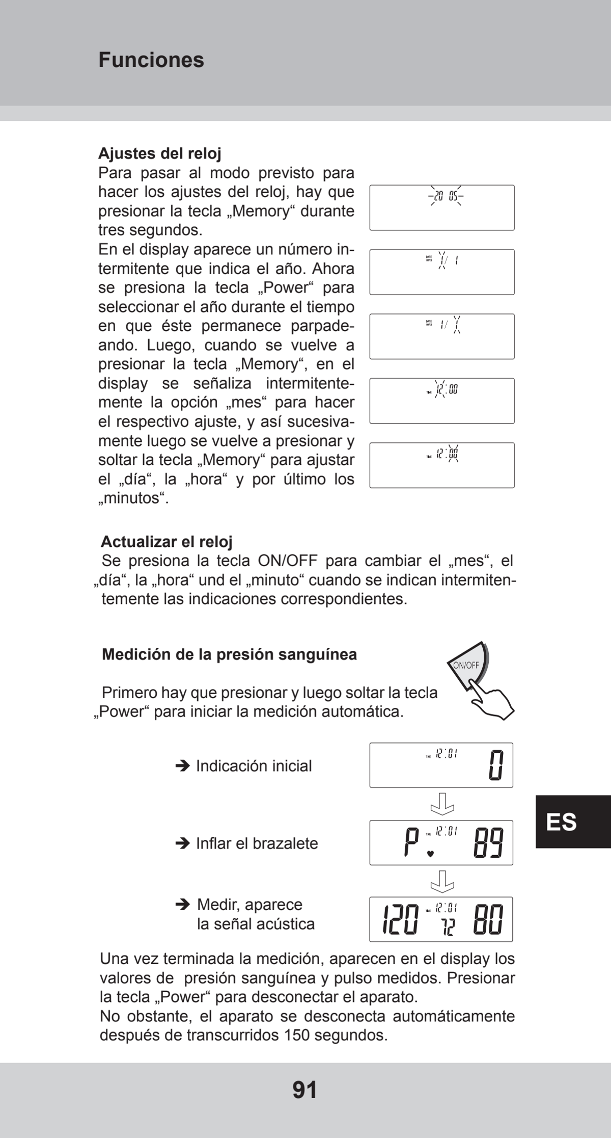 Bovenarm Bloeddrukmeter Desktop afbeelding van document #91, instructions