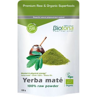 Biotona Yerba Mate Powder Raw 150GR