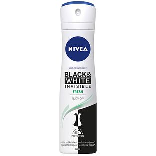 Nivea Black & White Invisible Fresh Deodorant Spray 150ML