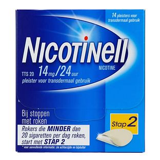 Nicotinell Pleisters 14 mg - voor stoppen met roken 14ST