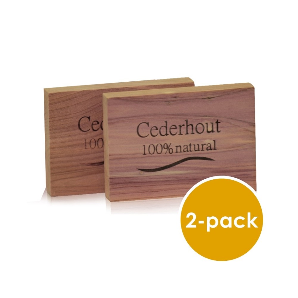 Beautylin Anti-Mot Cederhouten Ladeblok 2st afbeelding