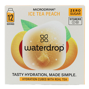 Waterdrop Ice Tea Peach Microdrink Vitamin Hydration Cubes 12ST
