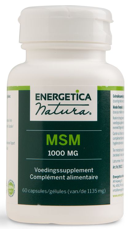 Energetica Natura MSM 1000mg Capsules 60CP